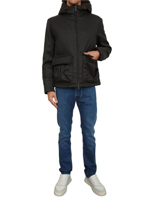 Giubbino uomo Peuterey in drill di lana verde in UOMO