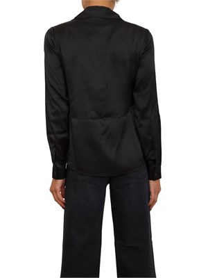 Camicia Faustina Nenette in seta nera in DONNA