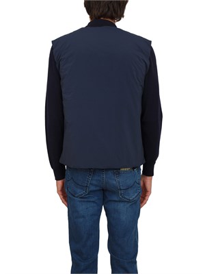 Gilet uomo Vally K-Way in nylon tecnico blu in UOMO