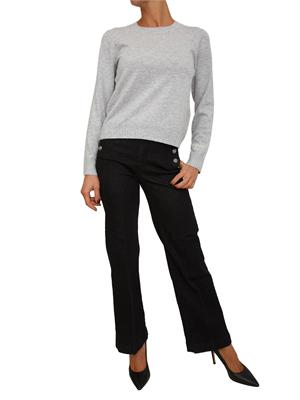 Maglia Liu Jo donna in misto cashmere e lana grigia in DONNA