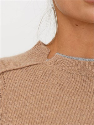 Maglia Marcel Nenette in misto cashmere cammello in DONNA