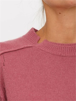 Maglia Marcel Nenette in misto cashmere rosso in DONNA