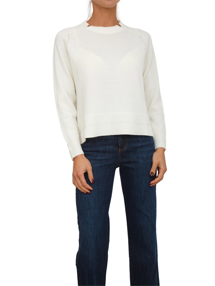 Maglia Marcel Nenette in misto cashmere avorio