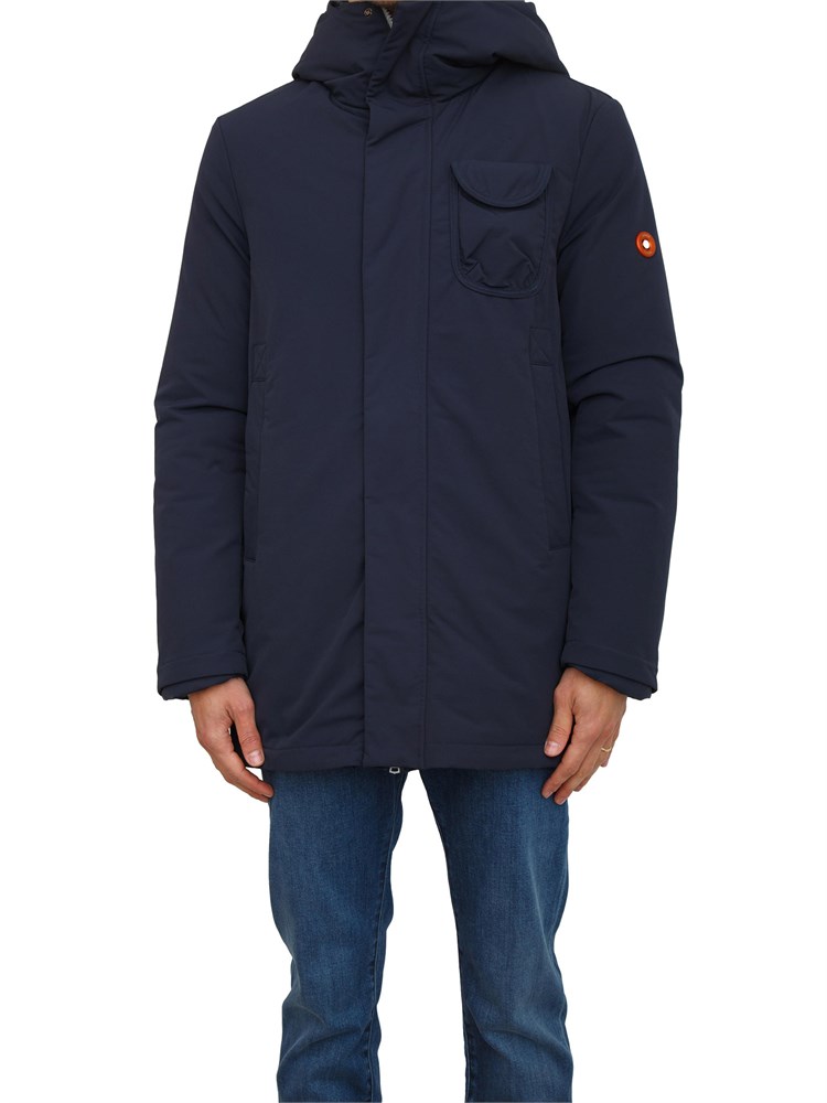 Giubbino uomo Dekker realizzato in nylon tecnico blu