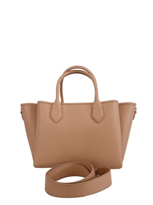 Shopper media Emporio Armani in ecopelle palmellata rosa in DONNA