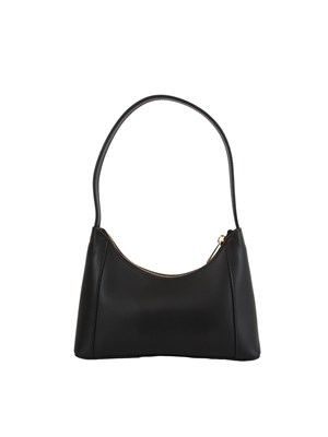 Borsa a spalla Furla Diamante Mini in pelle nera in DONNA