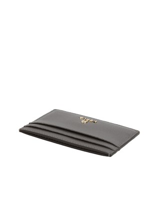 Porta carte di credito Furla Camelia S in pelle grigia in DONNA