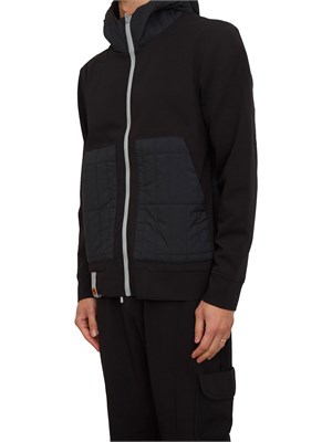 Felpa uomo Dekker modello KEREL BMAT nero in UOMO