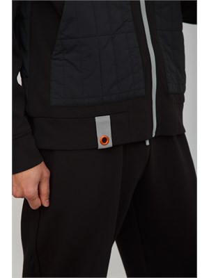 Felpa uomo Dekker modello KEREL BMAT nero in UOMO