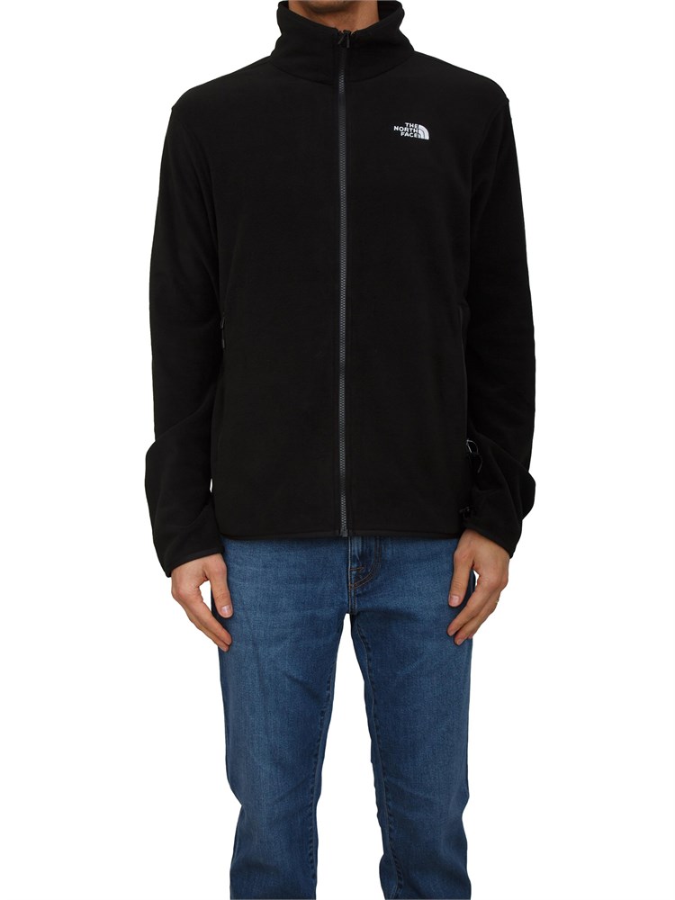 Pile Glacier The North Face nero con zip