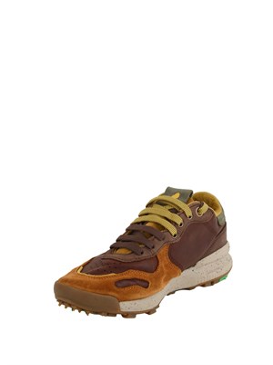 Sneaker Chacrona Pull Up Satorisan uomo in pelle marrone in UOMO