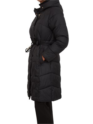 Piumino lungo Rollanda Kocca in nylon nero in DONNA