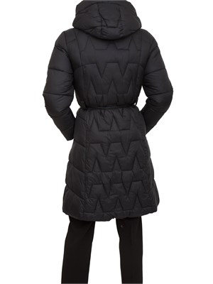 Piumino lungo Rollanda Kocca in nylon nero in DONNA