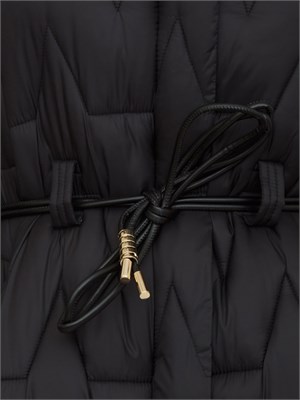 Piumino lungo Rollanda Kocca in nylon nero in DONNA