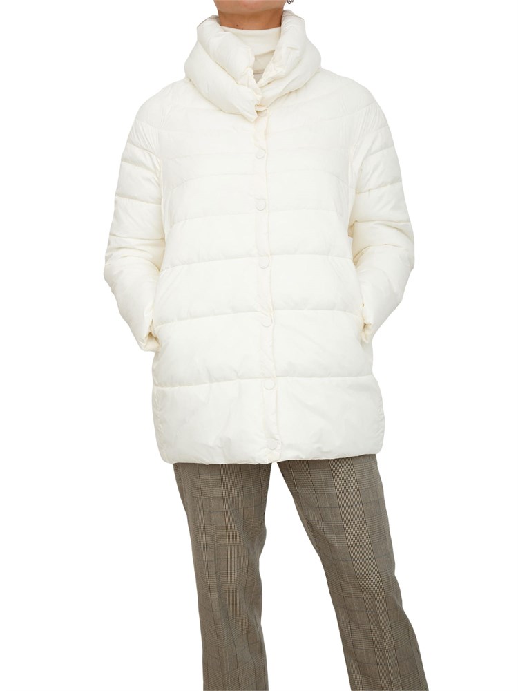 Piumino Rolando Kocca in tessuto bianco avorio