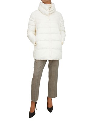 Piumino Rolando Kocca in tessuto bianco avorio in DONNA