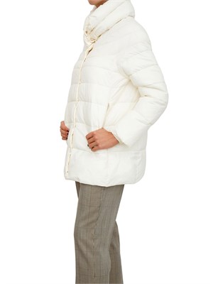 Piumino Rolando Kocca in tessuto bianco avorio in DONNA