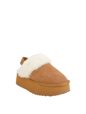 Stivaletti sabot Liu Jo donna Jane 10 in suede cammello in DONNA