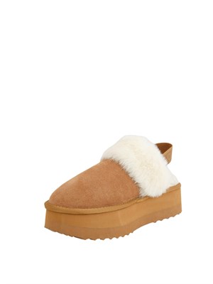 Stivaletti sabot Liu Jo donna Jane 10 in suede cammello in DONNA