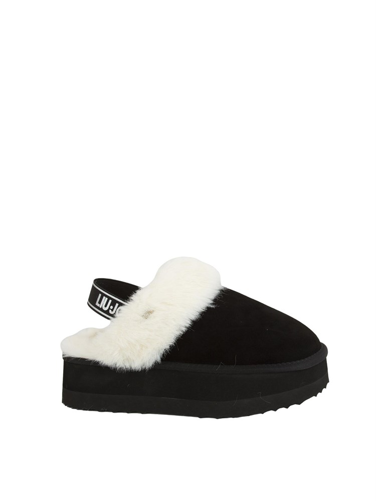 Stivaletti sabot Liu Jo donna Jane 10 in suede nero