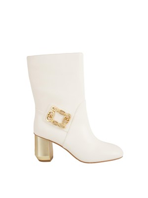 Stivaletti Liu Jo donna Samy 05 in nappa bianca in DONNA