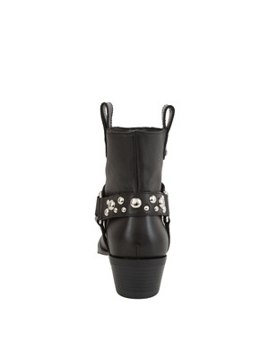 Stivaletti Liu Jo Roxy 01 modello texano in pelle nera in DONNA