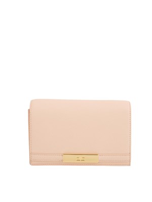 Borsa a tracolla Elisabetta Franchi in ecopelle rosa in DONNA