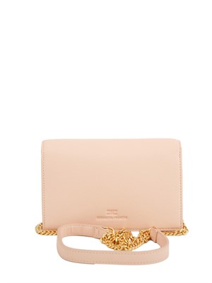 Borsa a tracolla Elisabetta Franchi in ecopelle rosa in DONNA