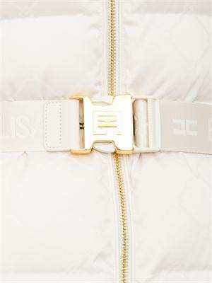 Piumino Elisabetta Franchi in tessuto bianco in DONNA