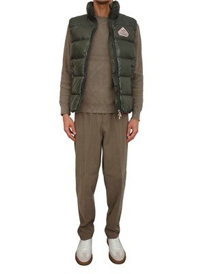 Gilet verde John Pyrenex unisex in piuma d'oca, idrorepellente e antivento in UOMO