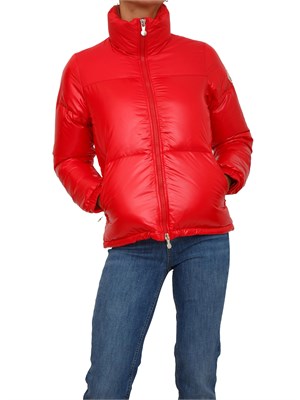 Giubbino donna Goldin Pyrenex rosso in piuma d'oca naturale in DONNA