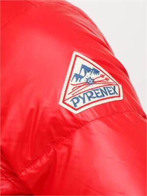 Giubbino donna Goldin Pyrenex rosso in piuma d'oca naturale in DONNA