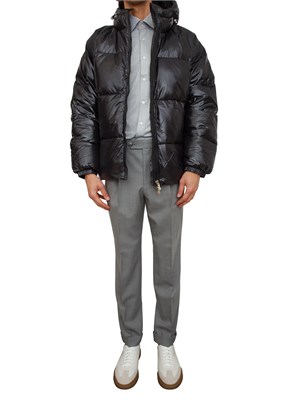 Piumino nero Sten Pyrenex unisex in piuma d'oca, idrorepellente e antivento in UOMO