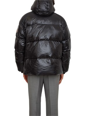 Piumino nero Sten Pyrenex unisex in piuma d'oca, idrorepellente e antivento in UOMO