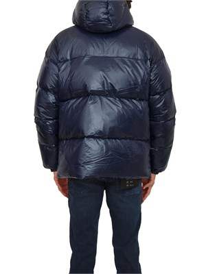 Piumino blu Sten Pyrenex unisex in piuma d'oca, idrorepellente e antivento in UOMO