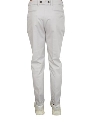 Pantaloni Barber Berwich in cotone mano calda grigio chiaro in UOMO