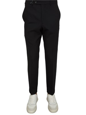 Pantaloni uomo Chiaiaff Berwich fresco lana nero in UOMO