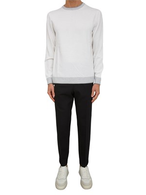 Pantaloni uomo Chiaiaff Berwich fresco lana nero in UOMO