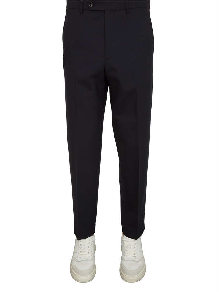 Pantaloni uomo Chiaiaff Berwich fresco lana blu