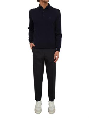 Pantaloni uomo Chiaiaff Berwich fresco lana blu in UOMO