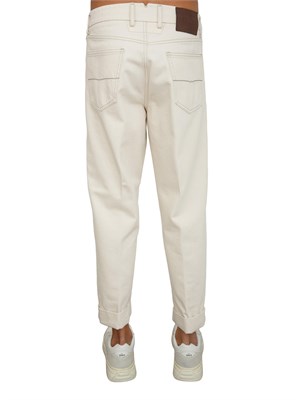 Jeans uomo Berwich in denim bianco avorio in UOMO
