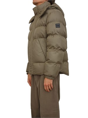 Giubbotto verde Boss uomo in tessuto idrorepellente in UOMO