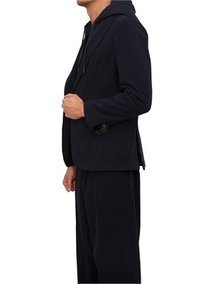 Giacca giubbotto Boss uomo in velluto blu in UOMO