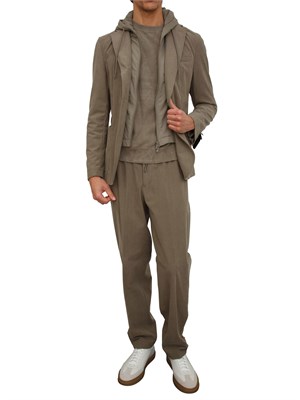 Giacca giubbotto Boss uomo in velluto verde in UOMO