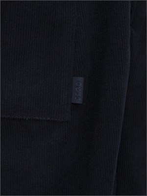 Pantaloni Boss uomo in velluto blu in UOMO