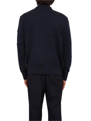 Giubbino Boss uomo in lana e cotone blu in UOMO