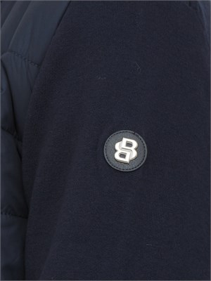 Giubbino Boss uomo in lana e cotone blu in UOMO