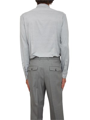 Camicia Boss uomo in maglina grigia in UOMO
