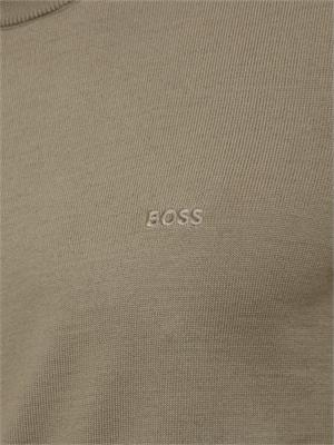 Maglia Boss uomo in lana vergine verde in UOMO