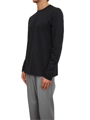 T-shirt m/l Boss uomo in cotone nero in UOMO